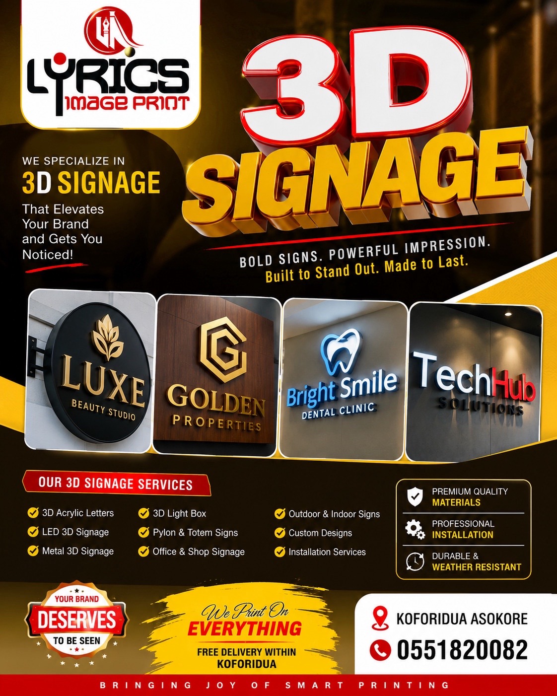 @Lyrics image print