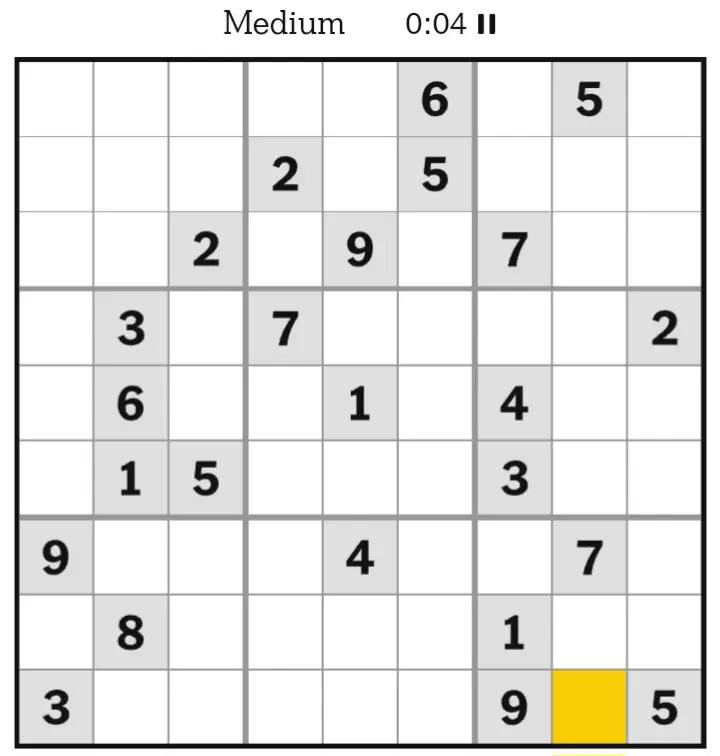 @NYT Sudoku