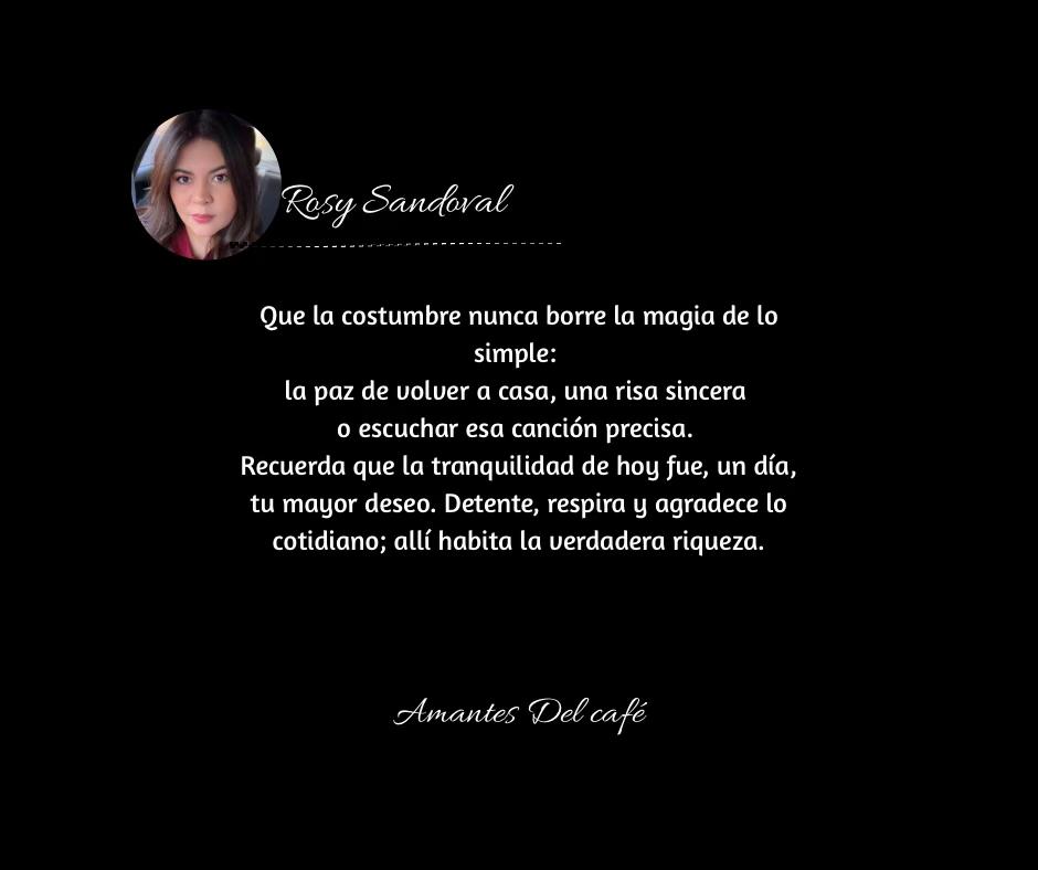 @Rosy Sandoval