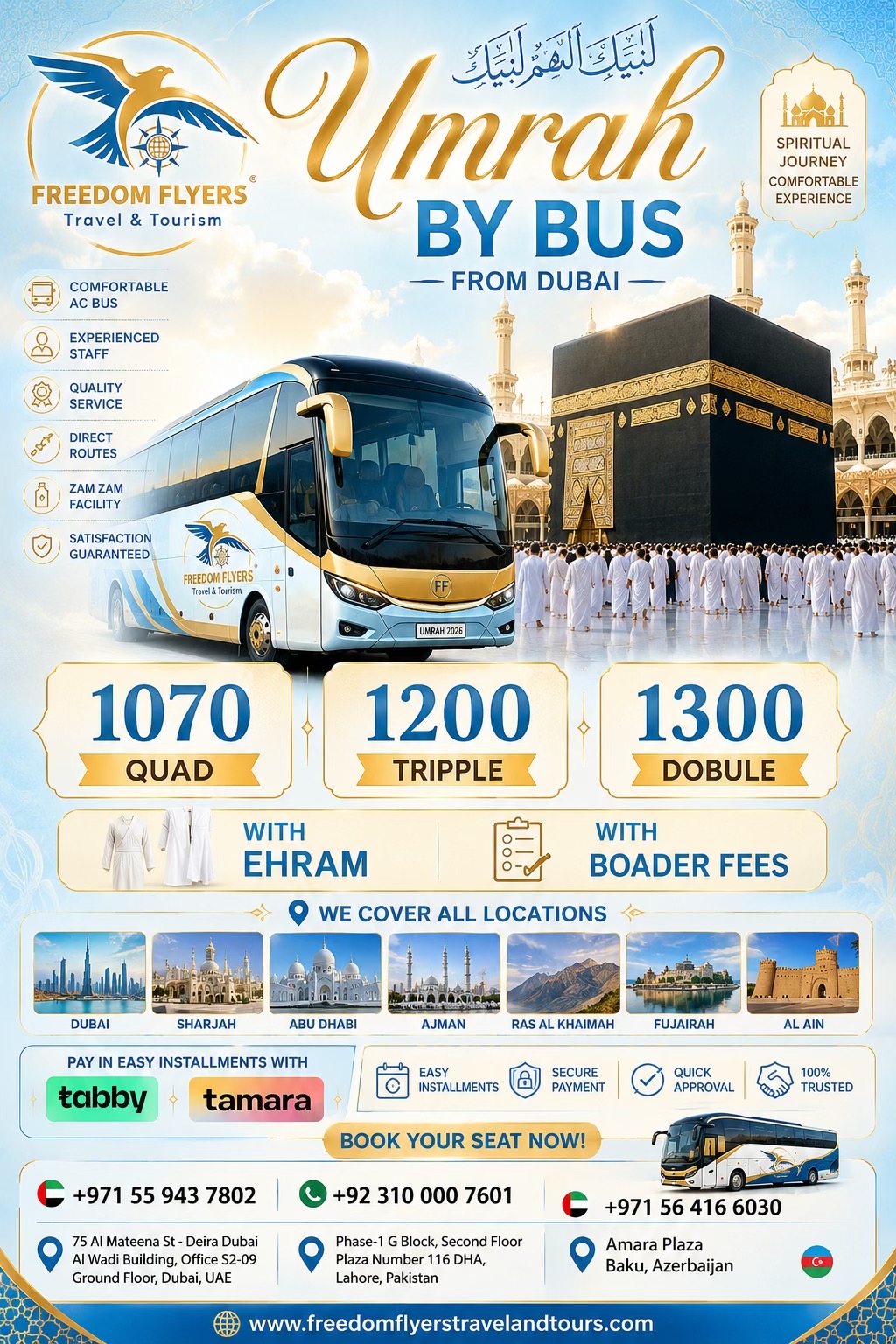 @Freedom Flyers Travel &Tourism