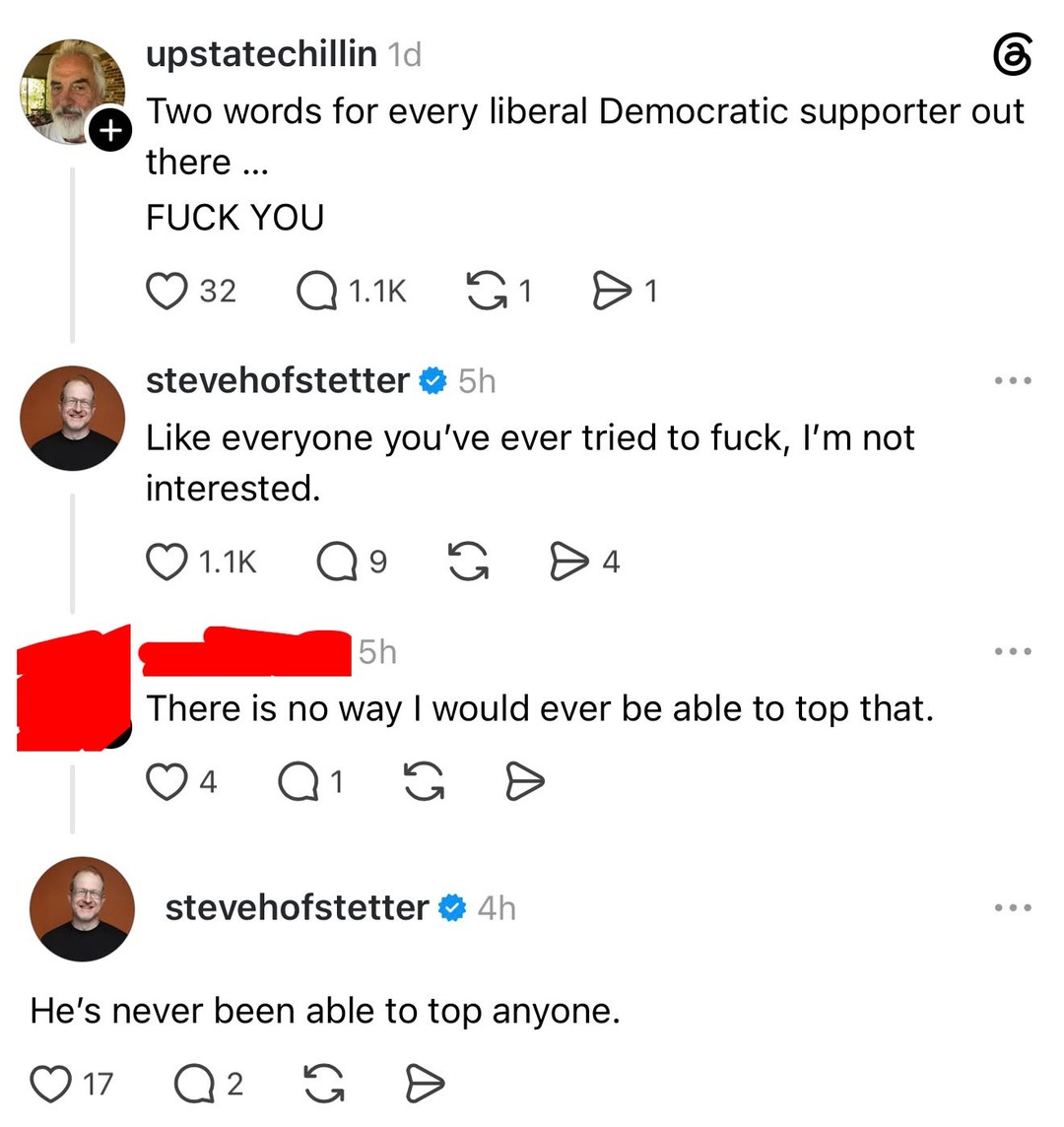 @Steve Hofstetter