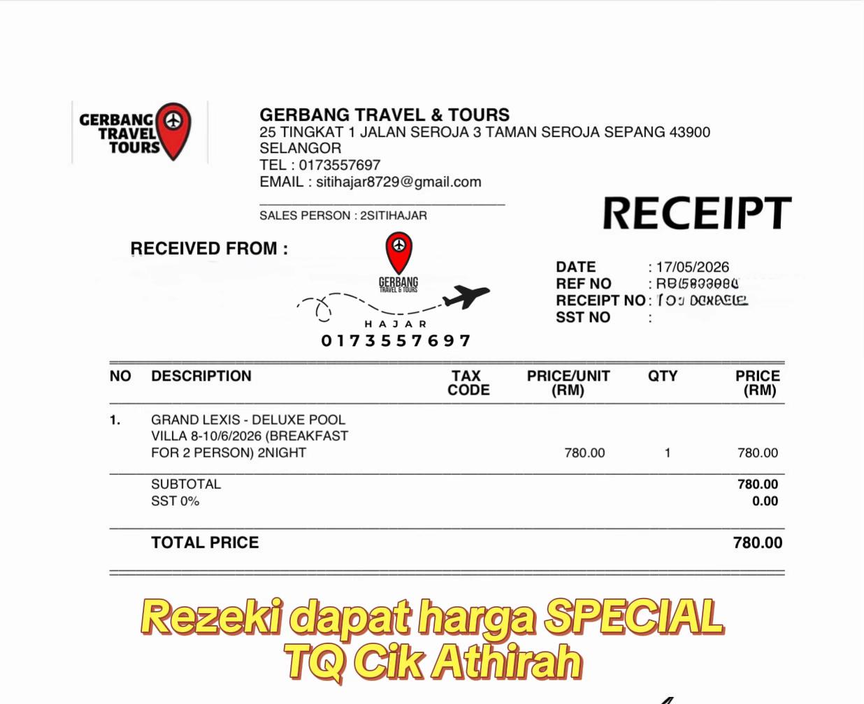 @Hajar | GERBANG TRAVEL & TOURS