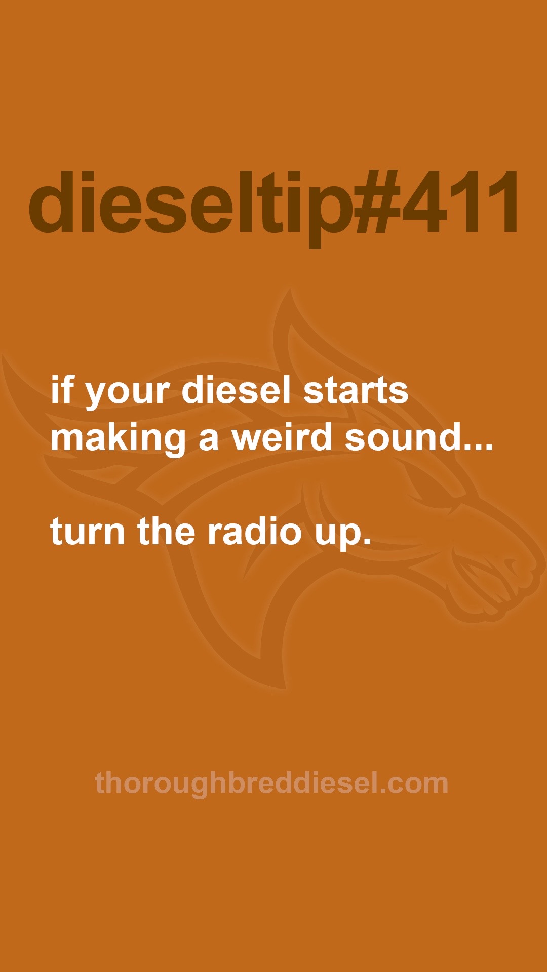 @Thoroughbred Diesel