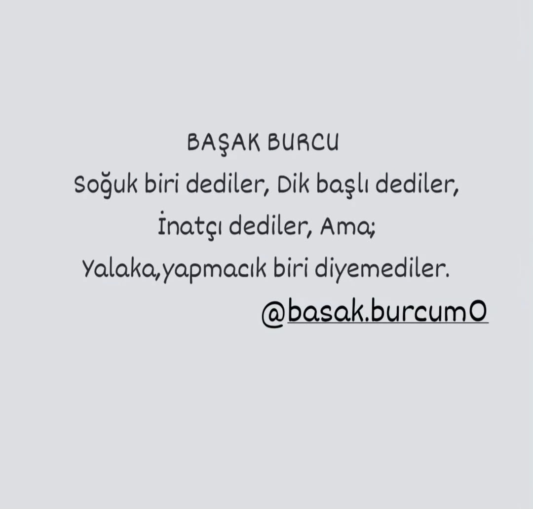 @♍ Başak Burcu ♍