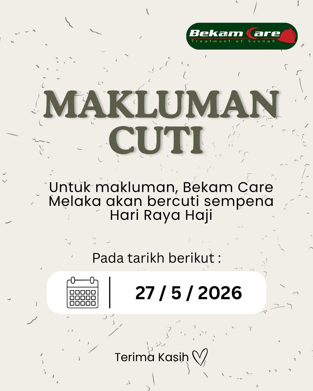 @Farhana CEO Bekam Care Melaka