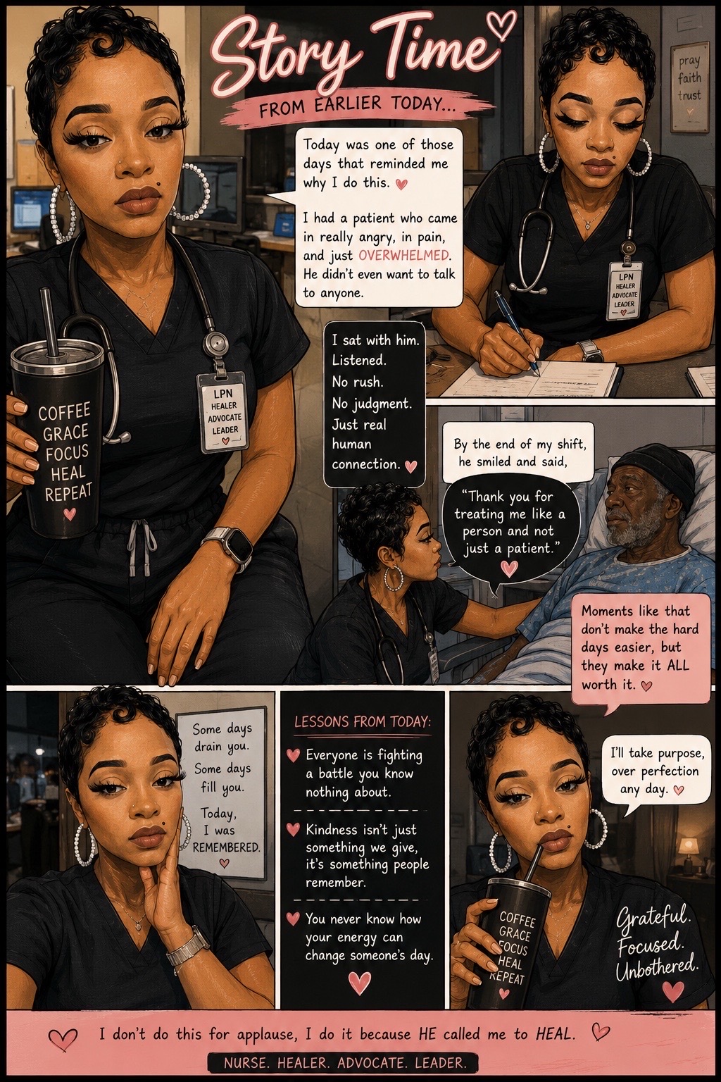 @Dat one dope nurse