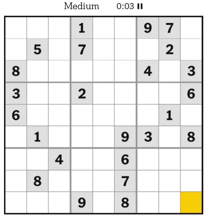@NYT Sudoku