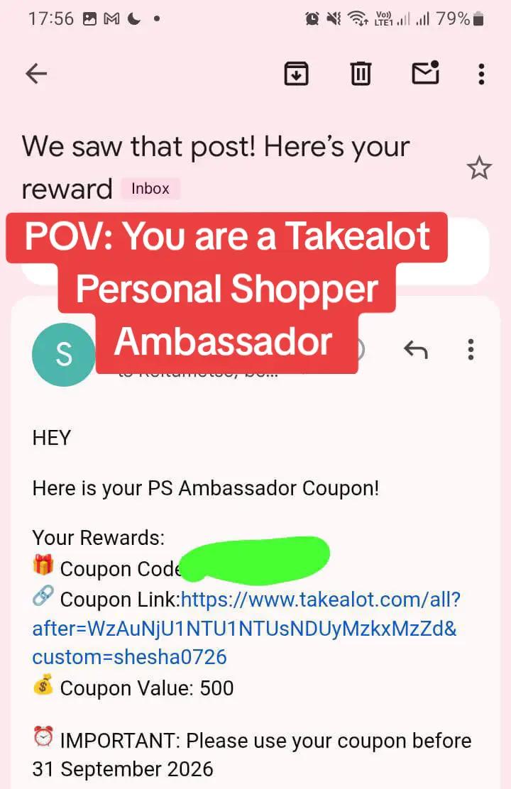 @Ntanga Takealot PS Ambassador