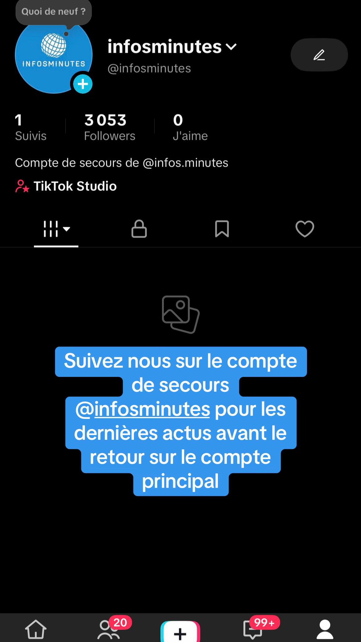 @Infos Minutes