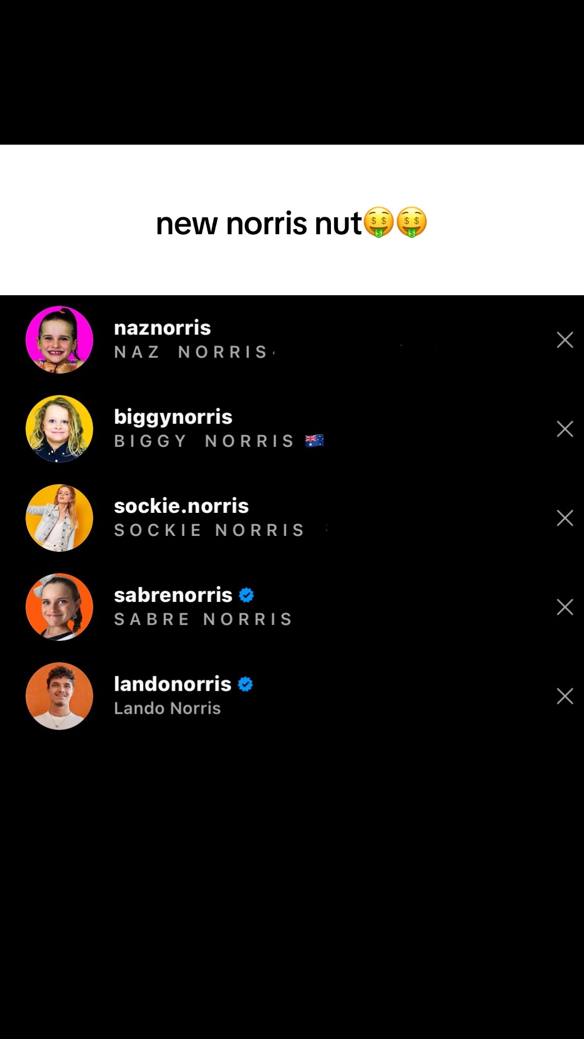 @not the norris nutters🥜🥕