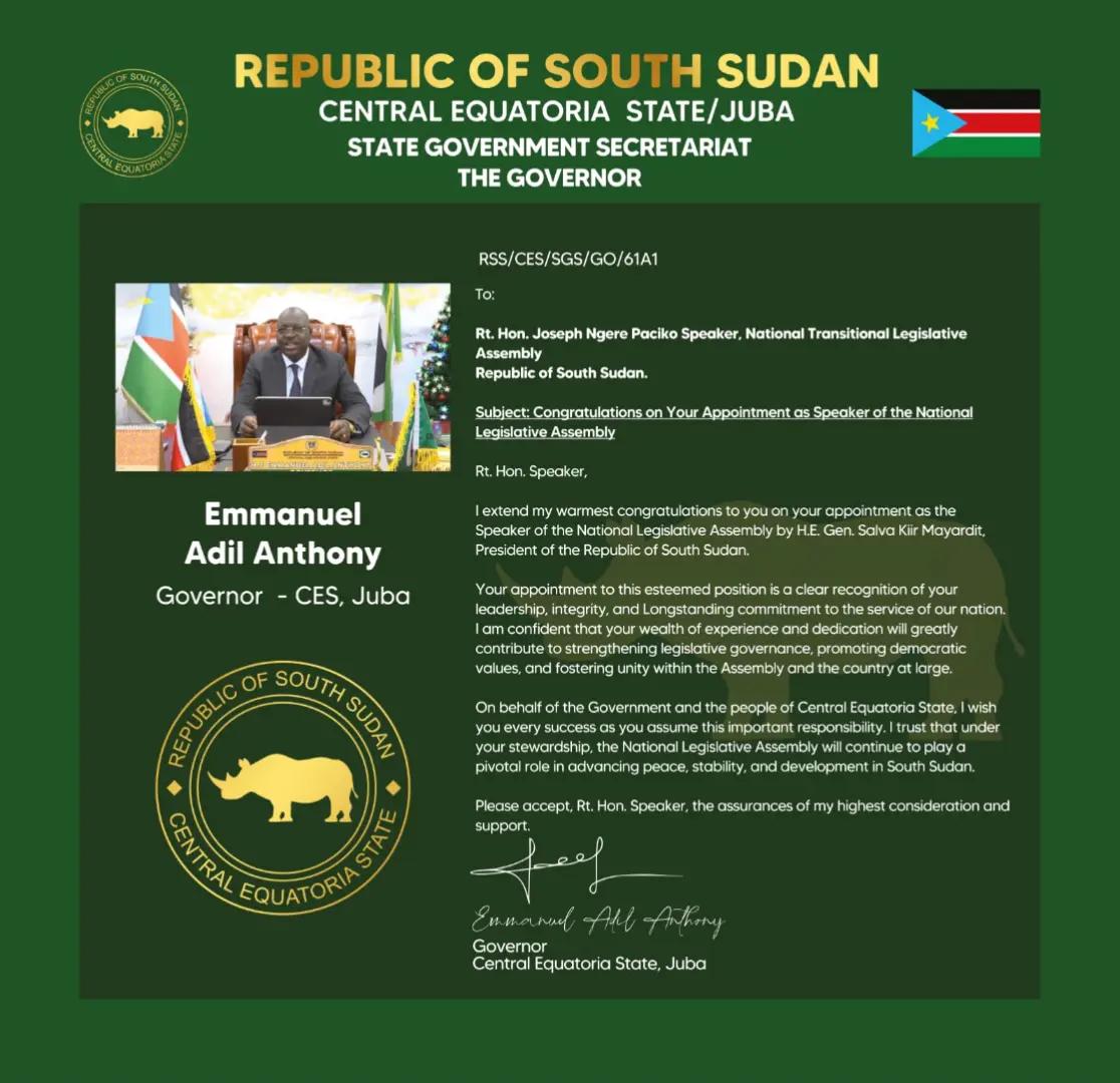 @Governor Emmanuel Adil Anthony