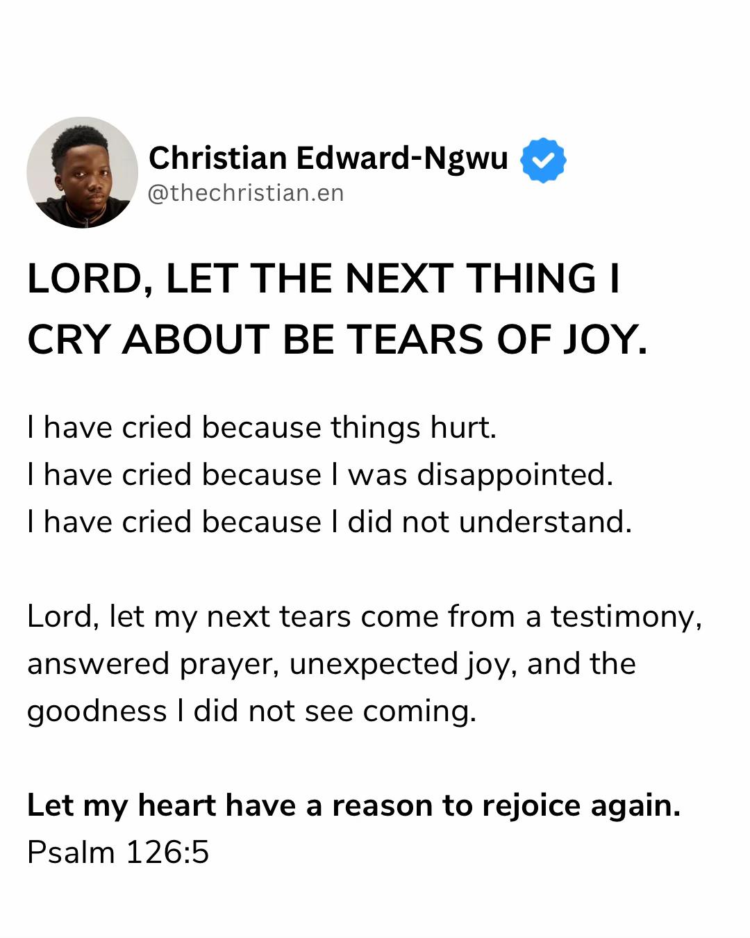 @Christian Edward-Ngwu