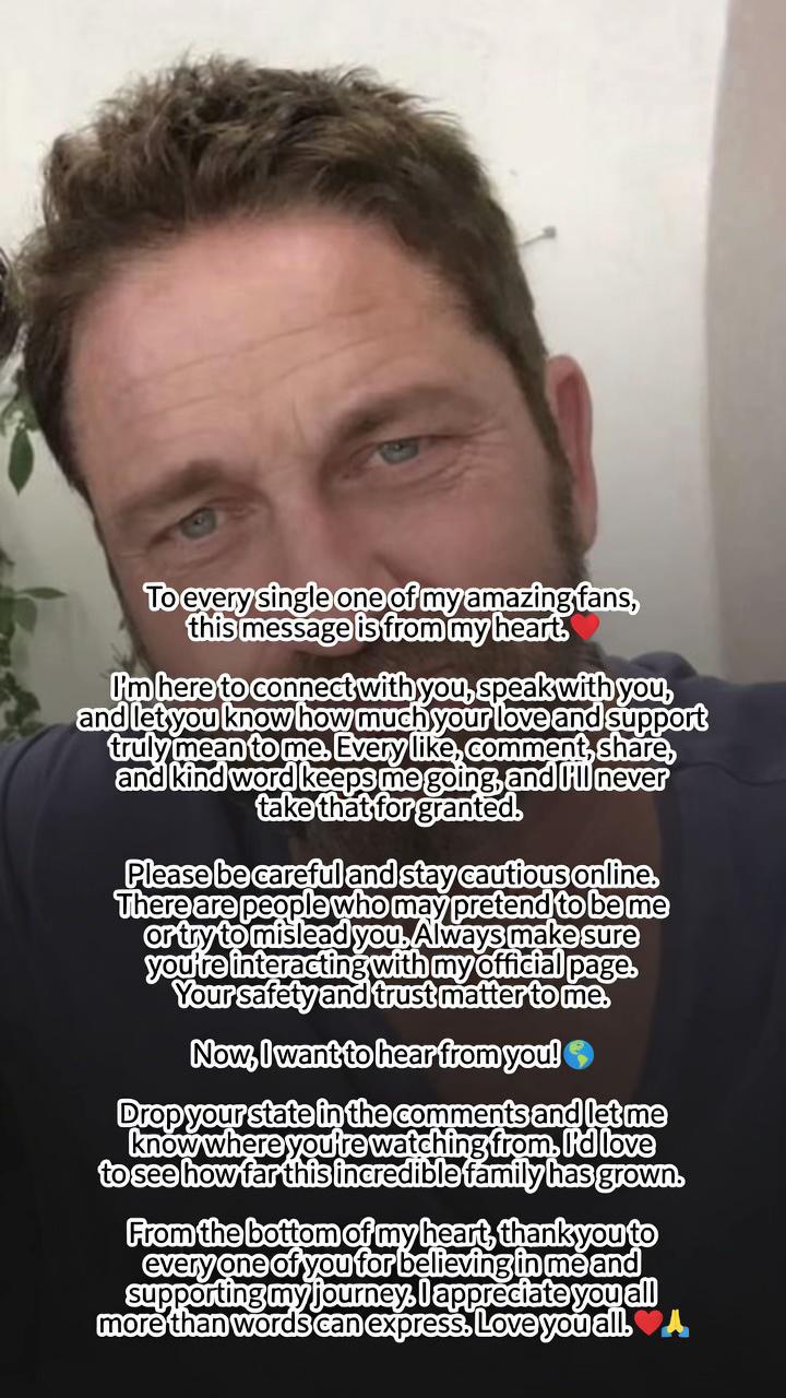 @Gerard Butler