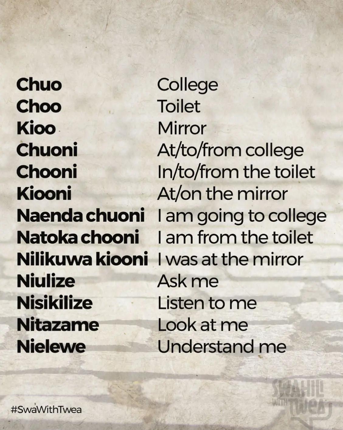 @Swahili With Twea