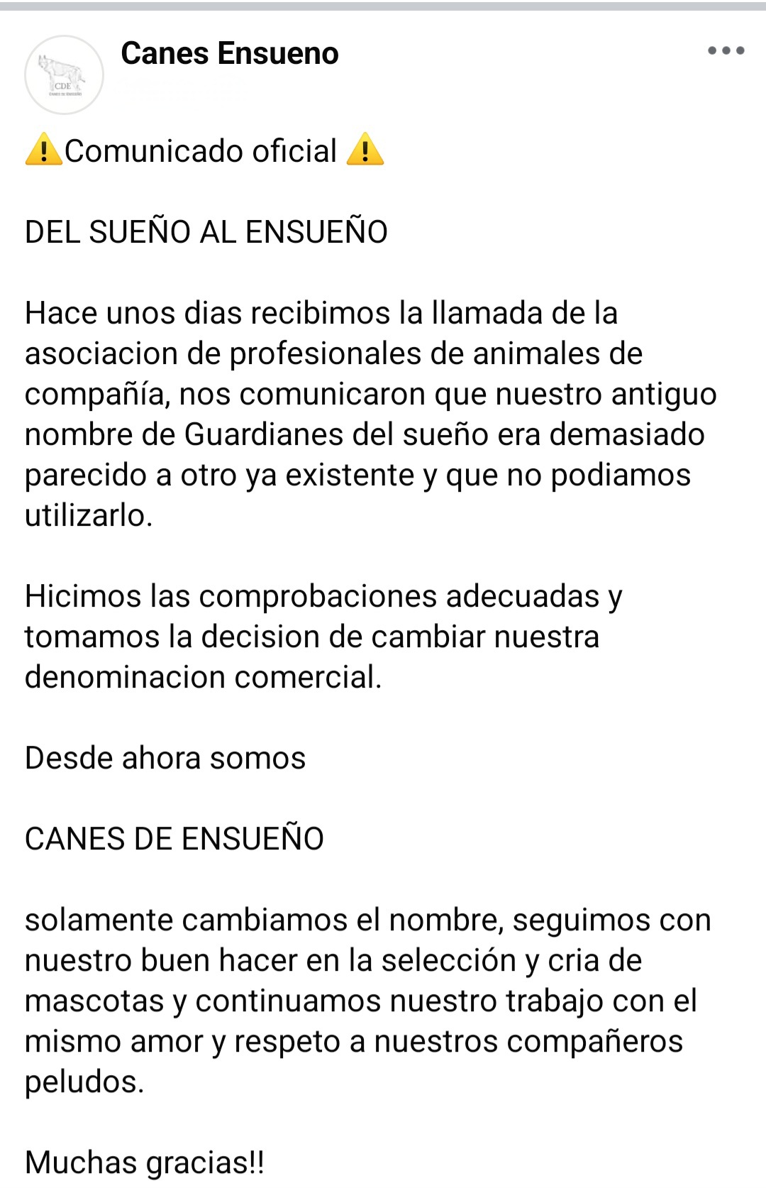 @Canes de Ensueño