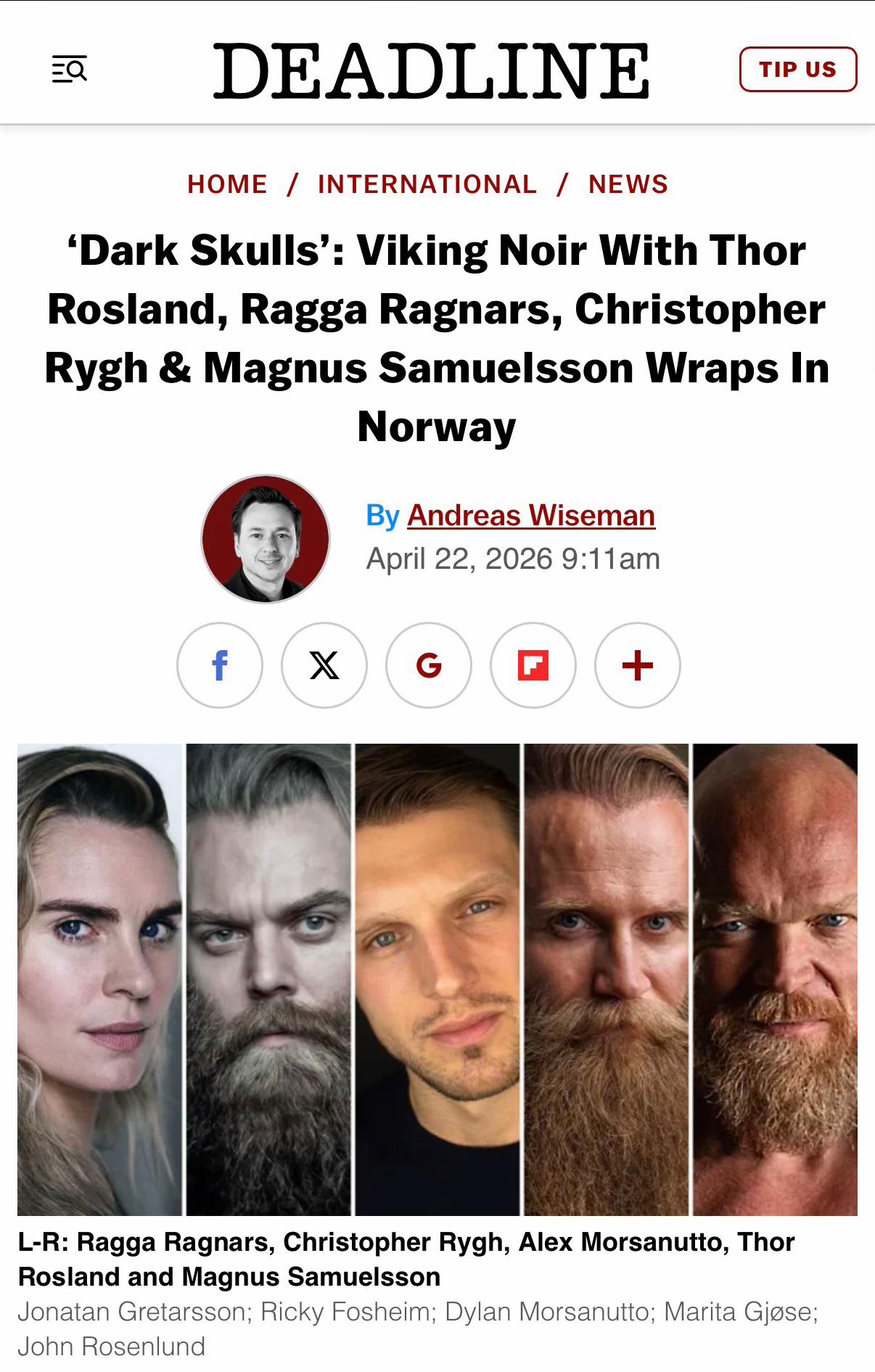 @Thor Rosland
