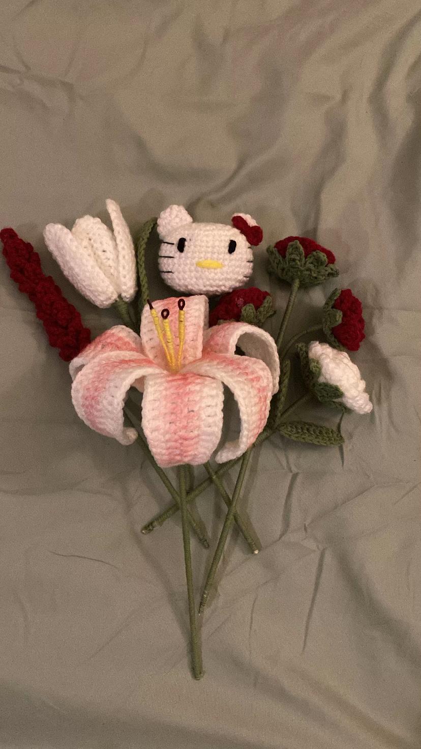@crochet flower