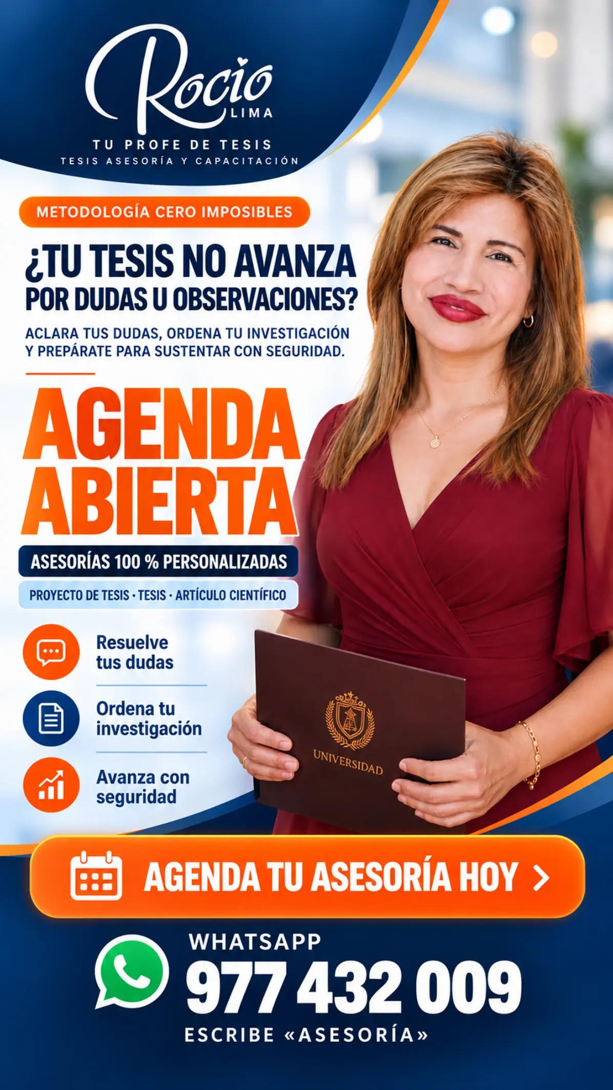 @Rocio Lima, tu profe de TESIS