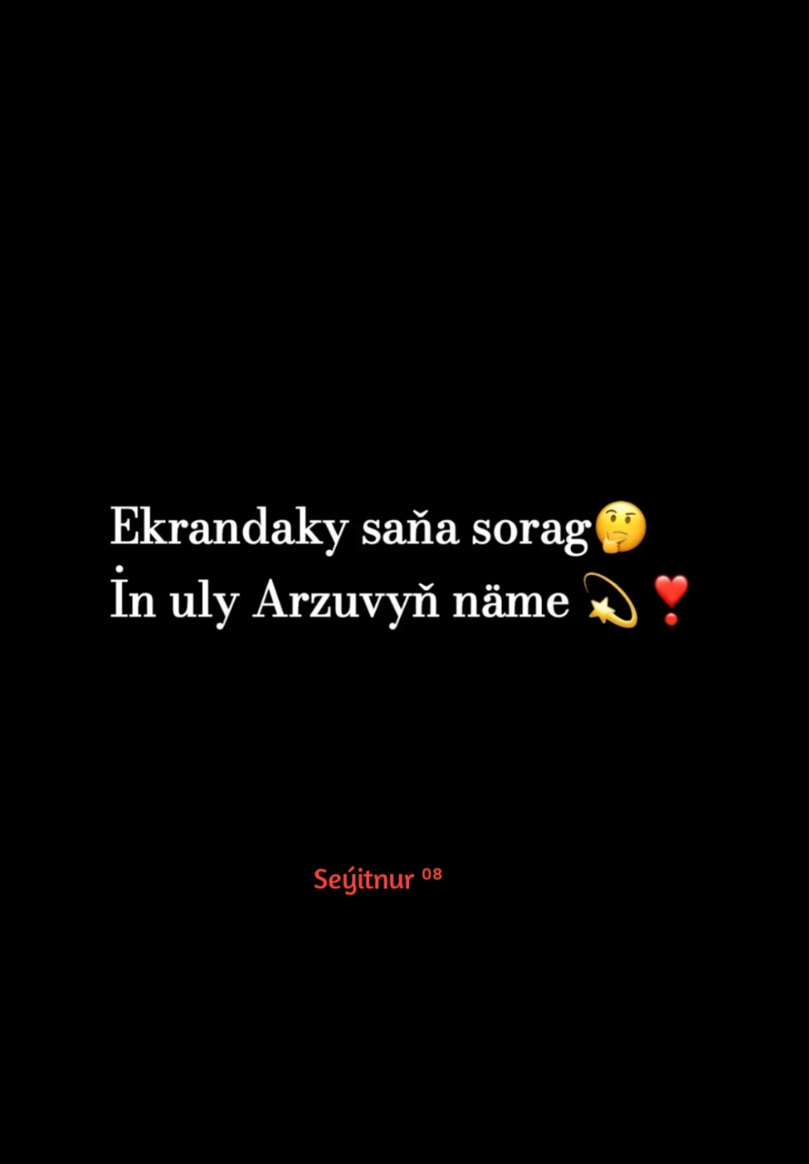 @Seýitnur
