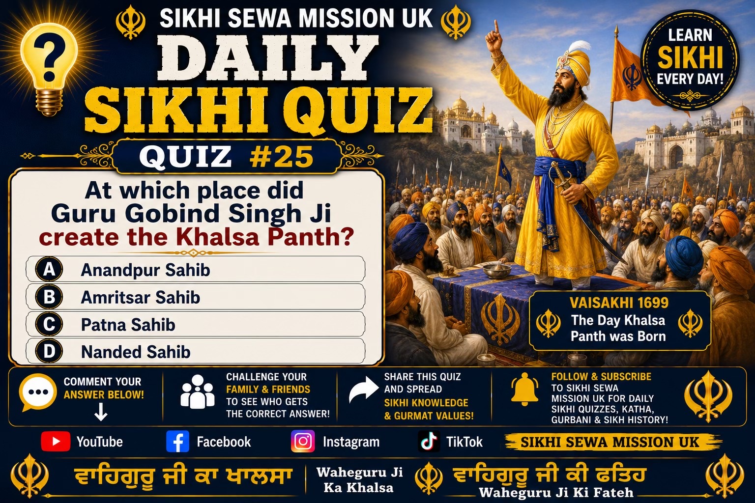 @Sikhi sewa mission Uk