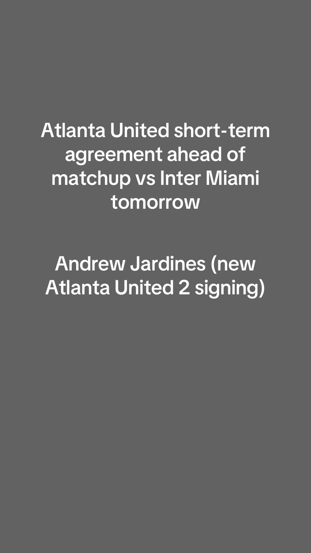 @Atlanta United Fans