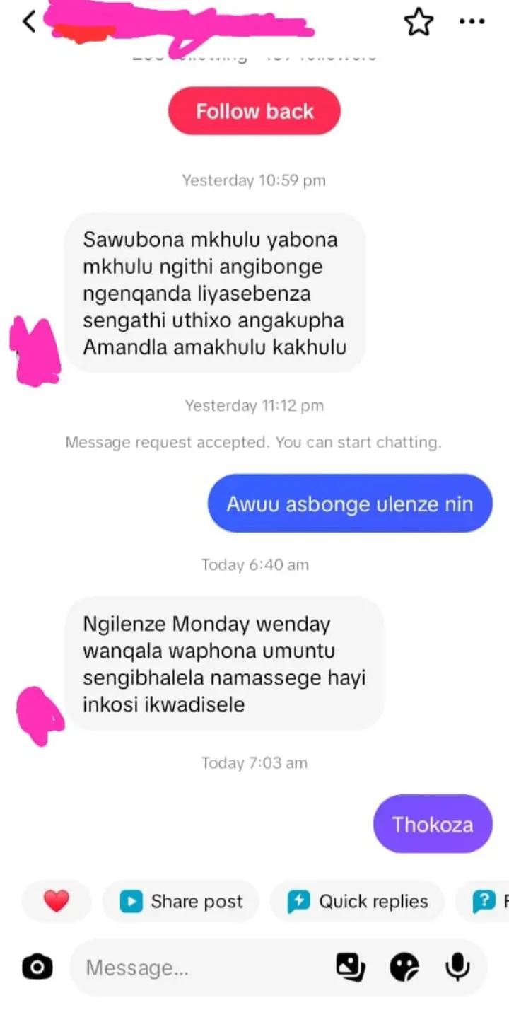 @Gogo mamoyo mazololo.