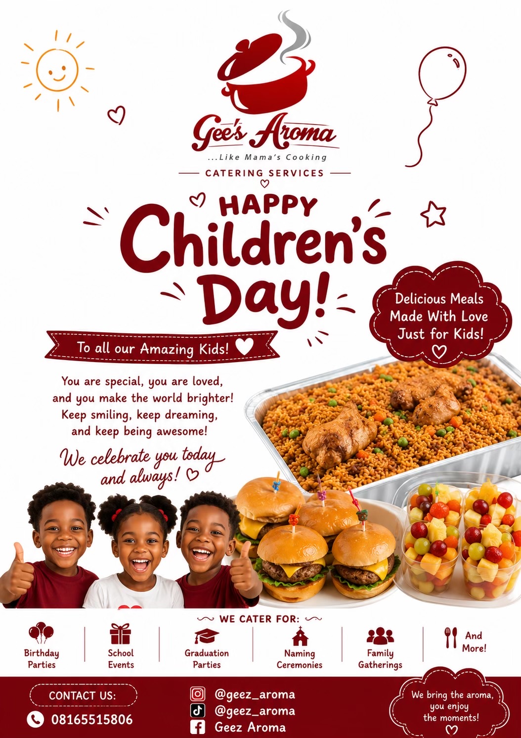 @Gee’s Aroma Catering services