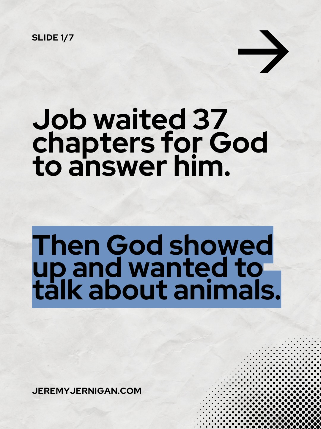 @Jeremy ๐๏ธ Not Your Pastor