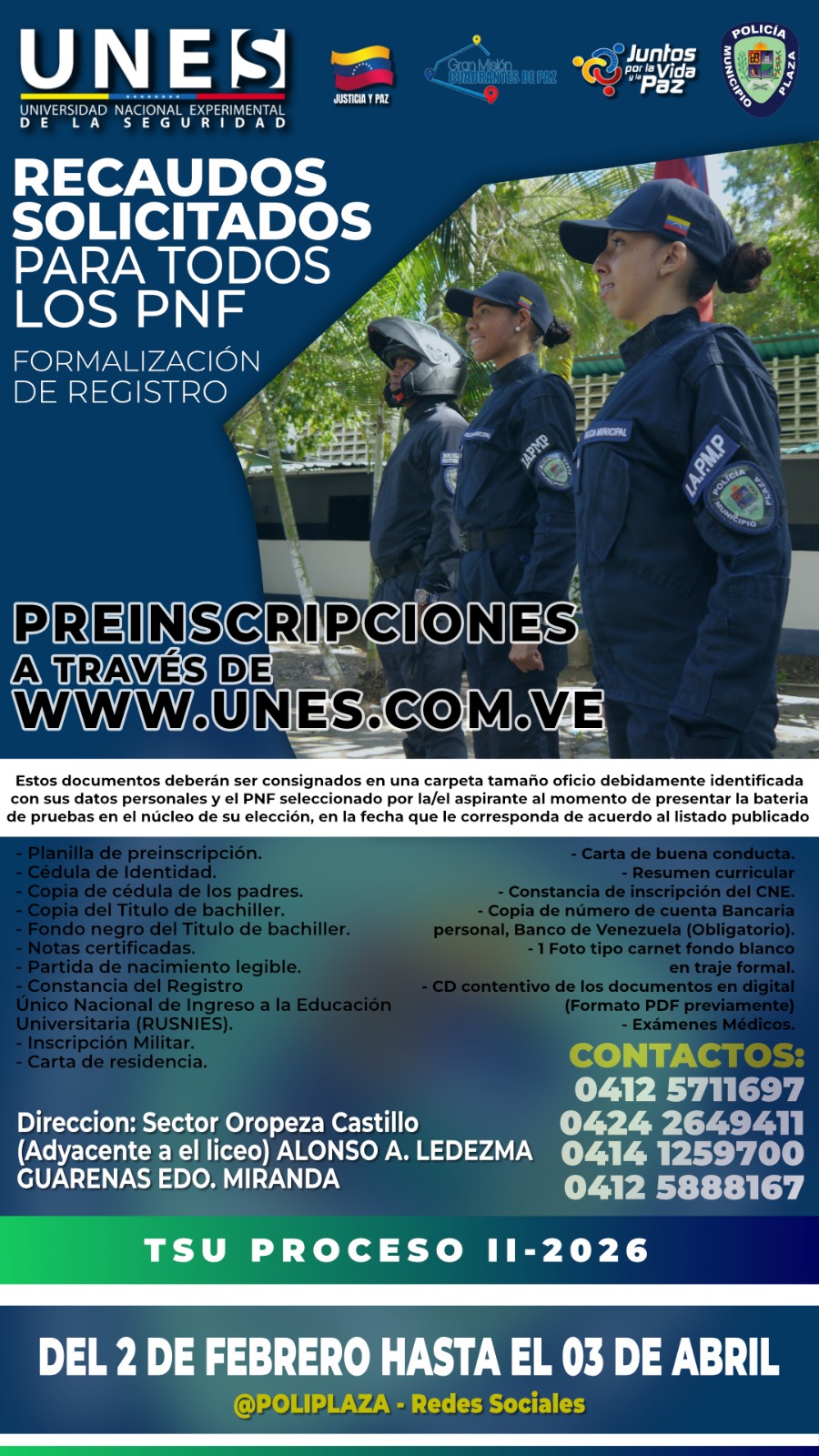 @Polic&iacute;a Municipio Plaza