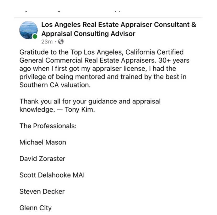 @CRE Appraiser Consultant