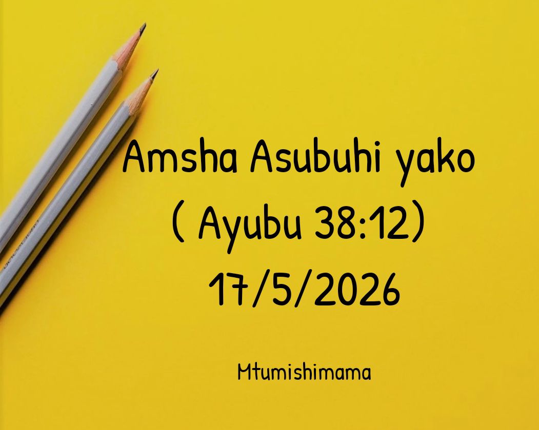 @Mtumishimama Church Online