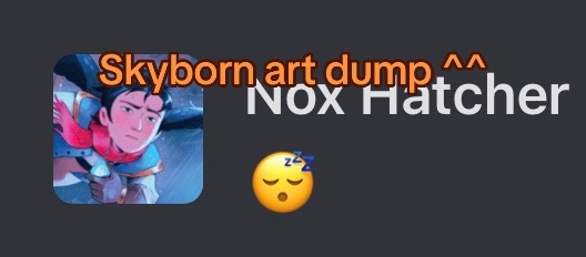@Definitely Nox Hatcher