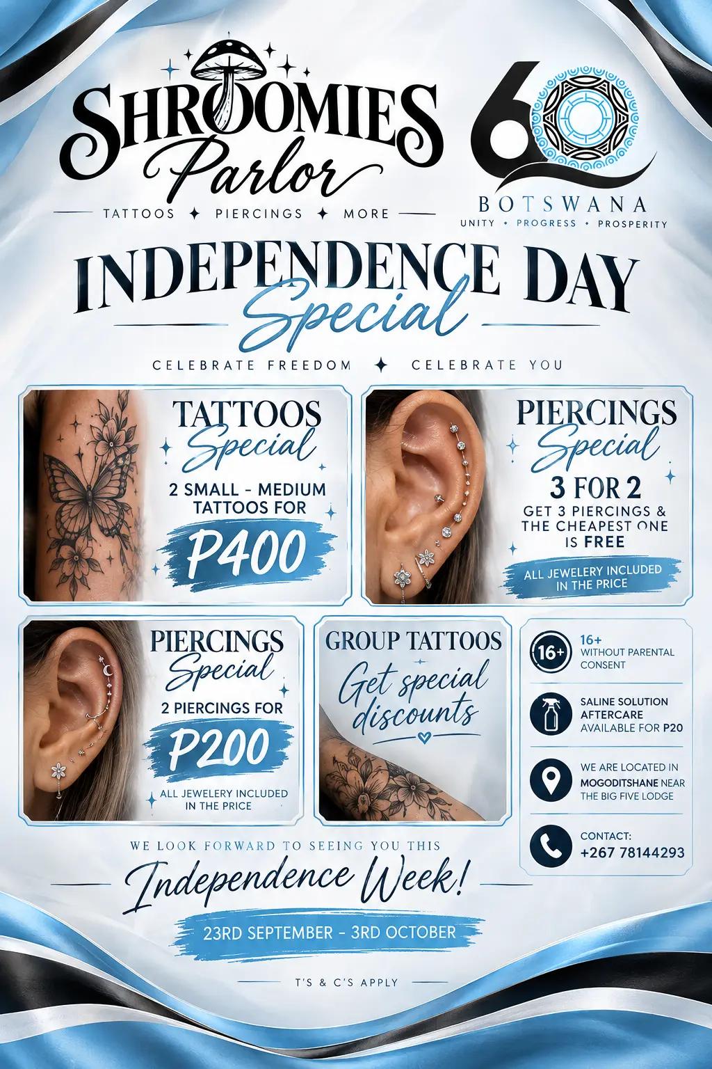 @Shroomies tattoos & piercings