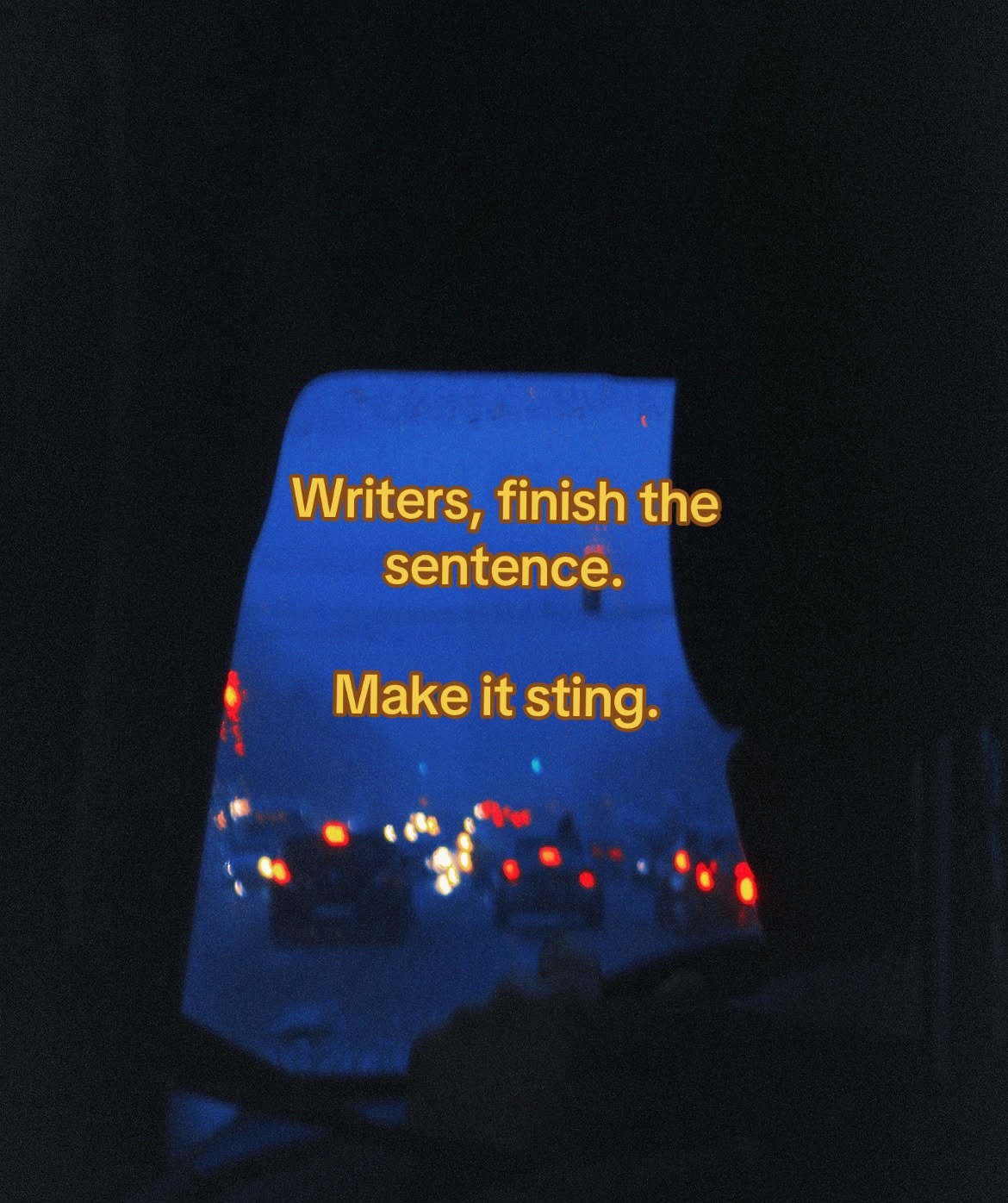 @The Unsaid Sentence