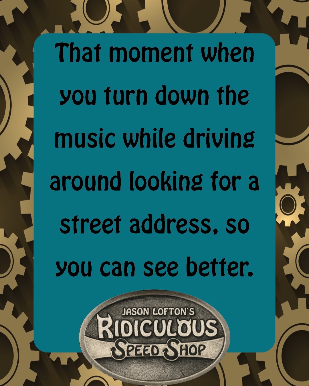 @RIDICULOUS SPEED SHOP