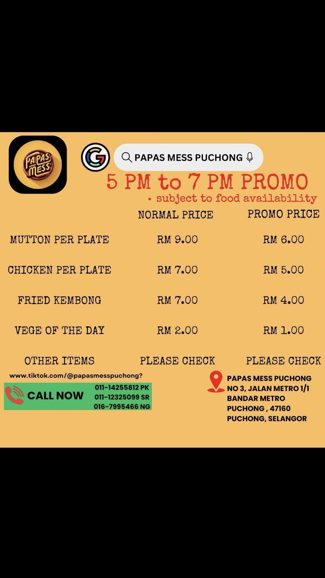 @Papas Mess Puchong