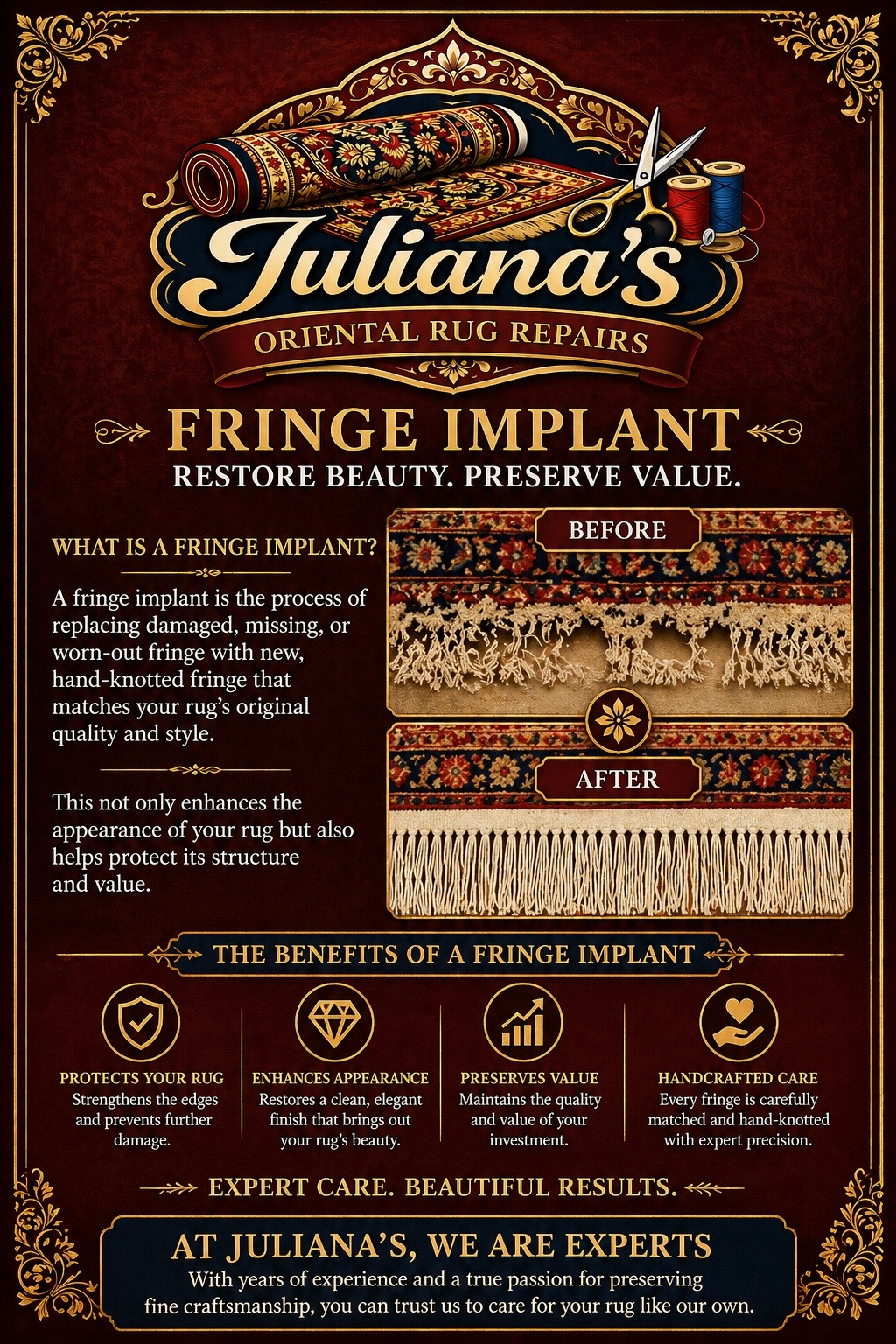 @Julianas Oriental Rug Repairs