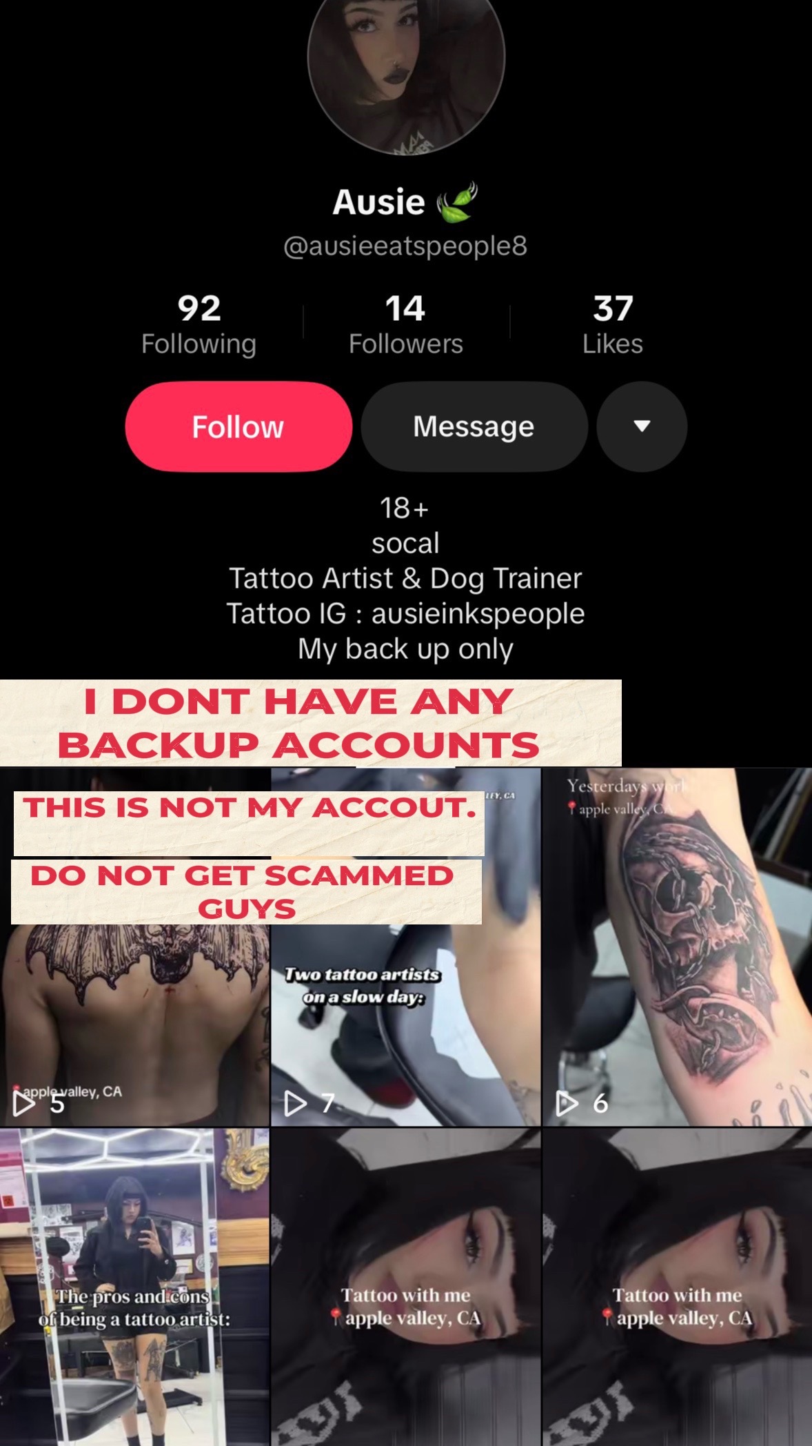 @Ausie🍃 || Tattoo Artist