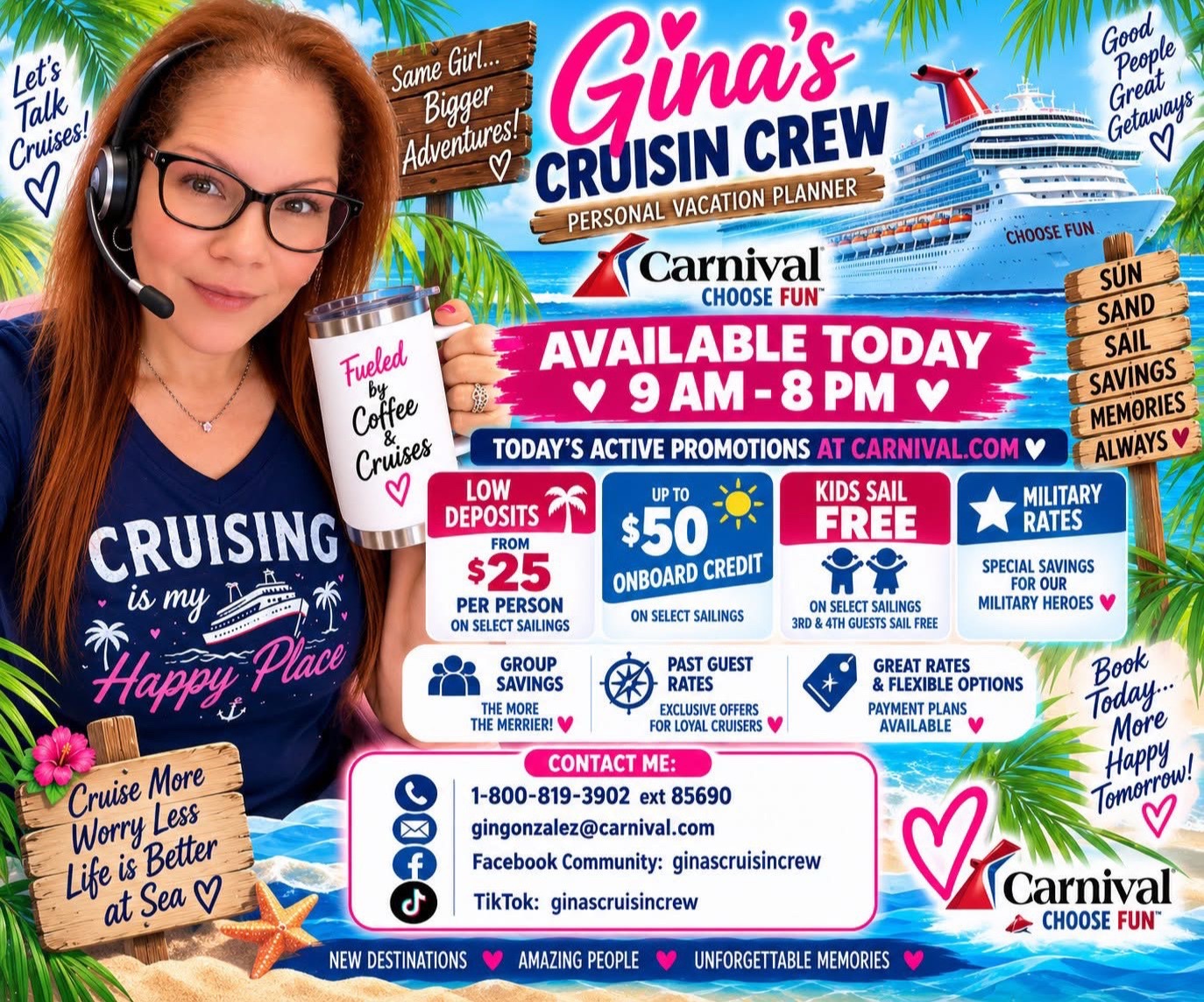 @🛳️ Gina’s Cruisin Crew 🛳️