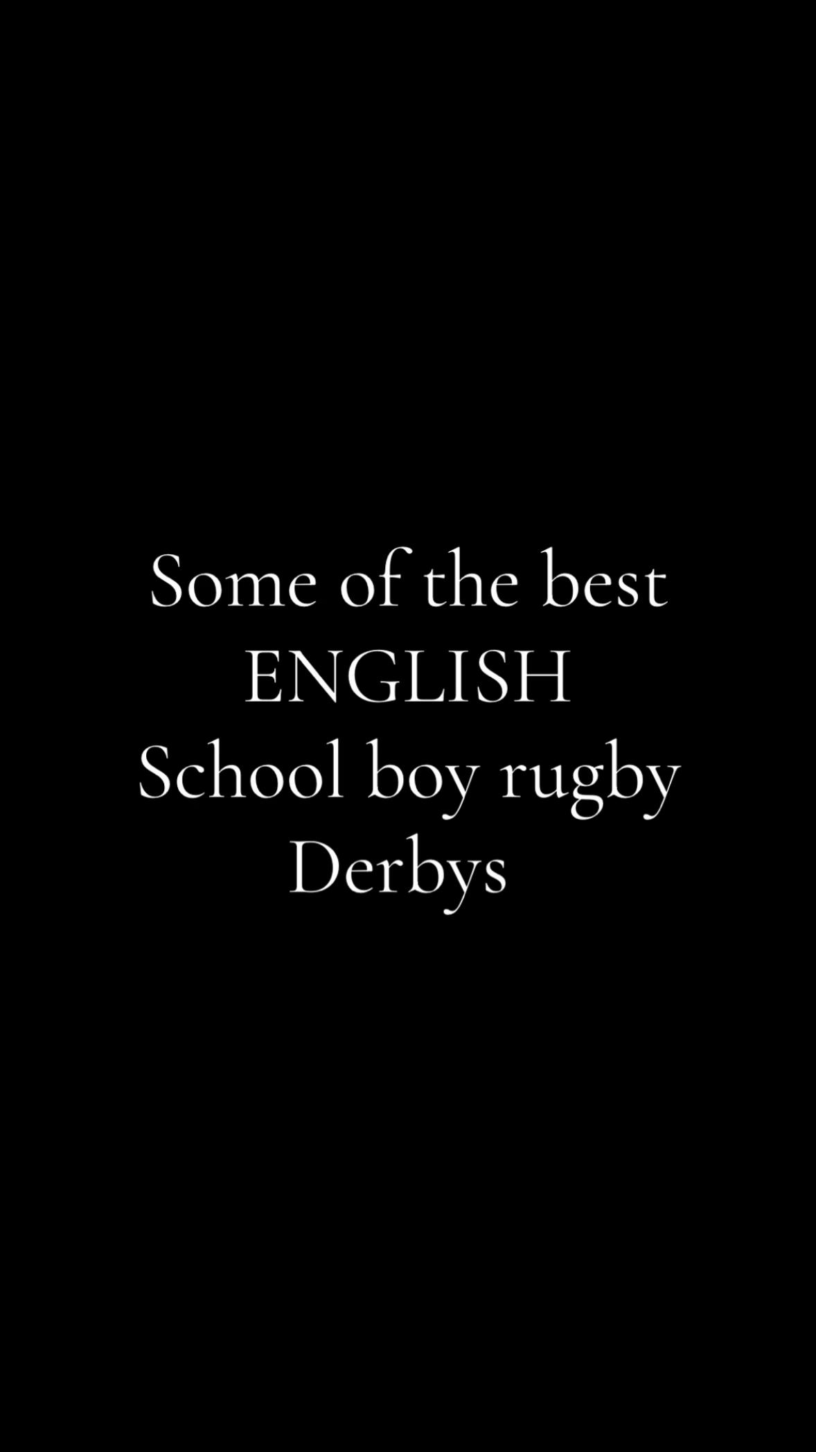 @England School Rugby