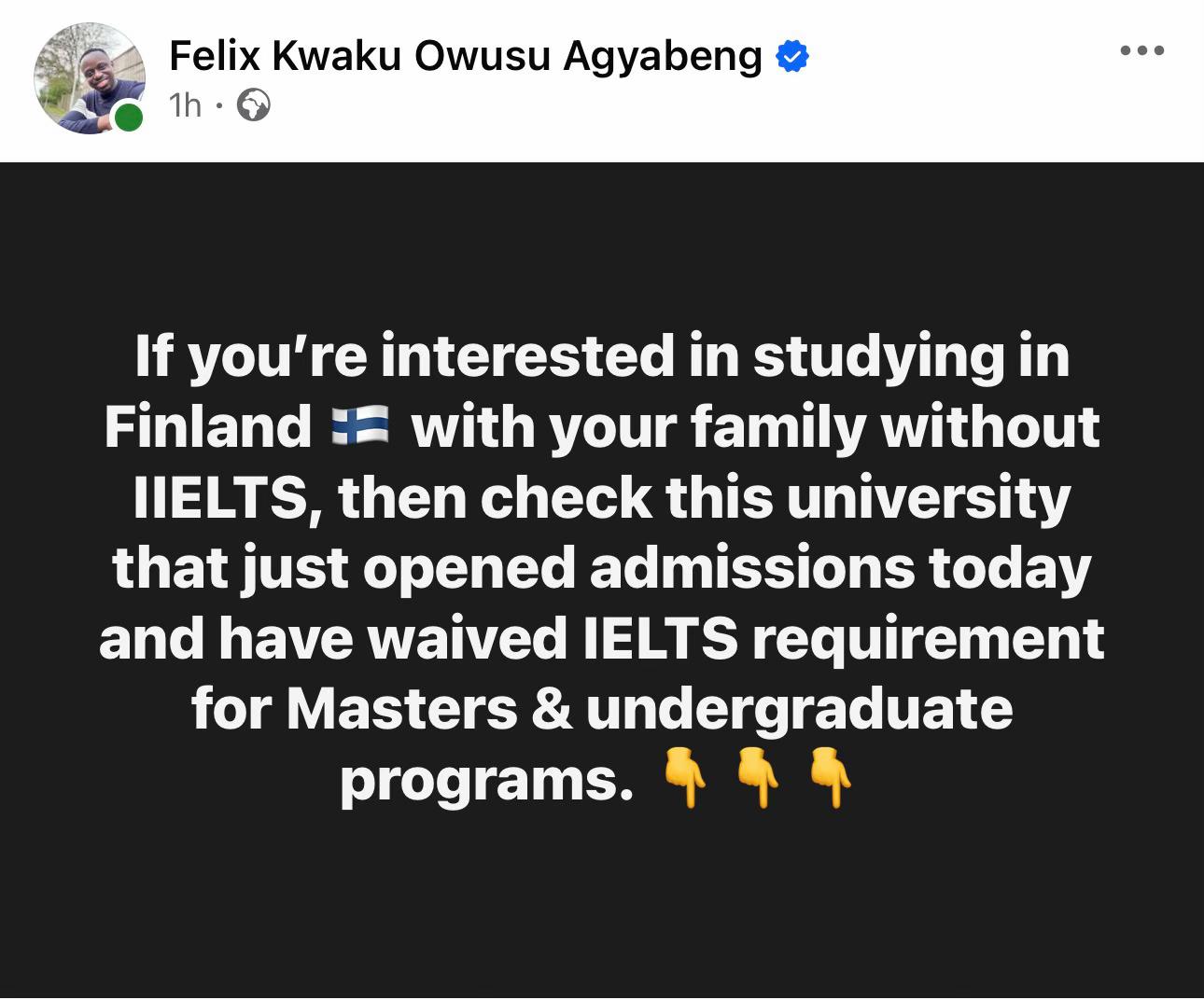 @Felix Agyabeng