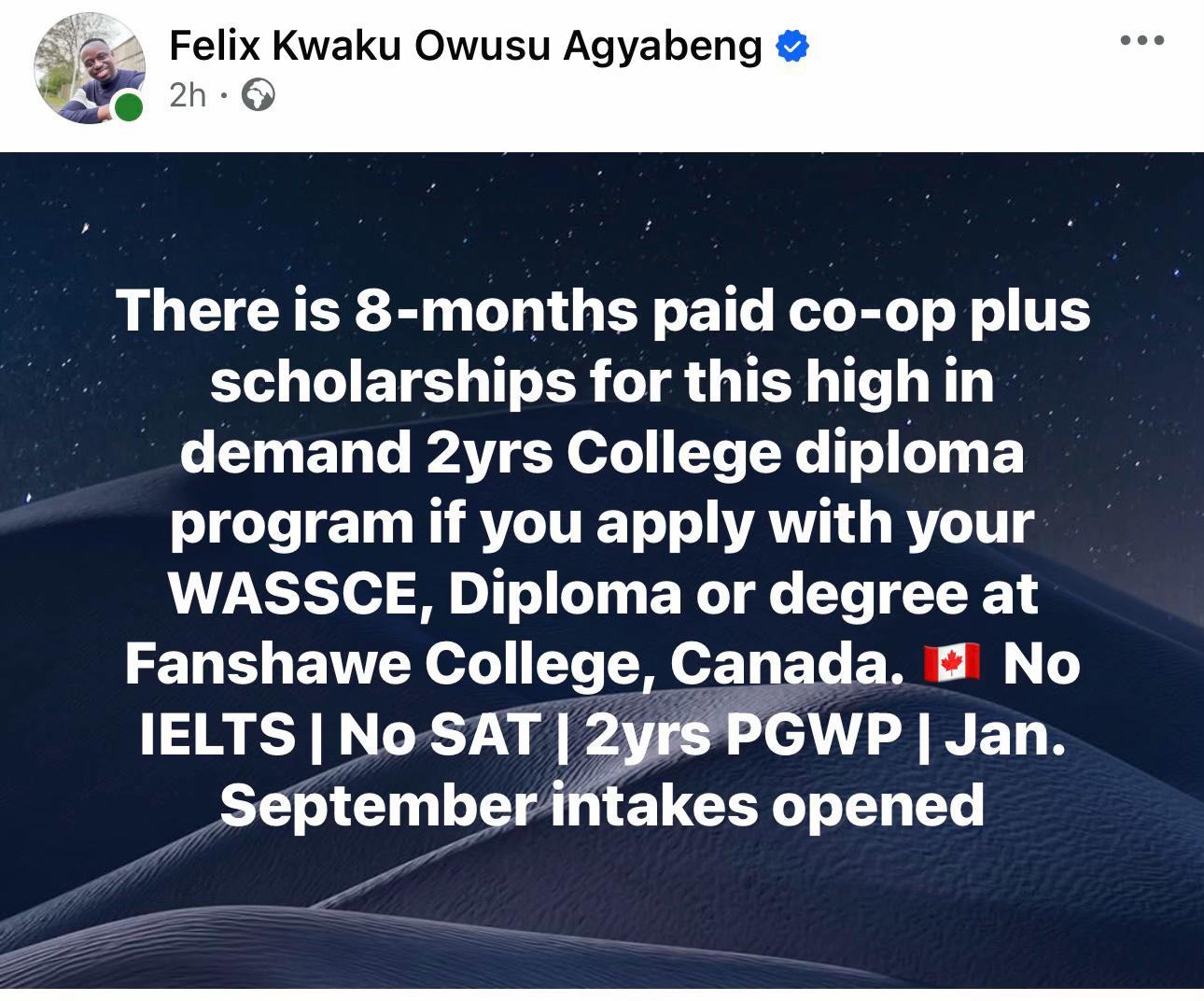 @Felix Agyabeng
