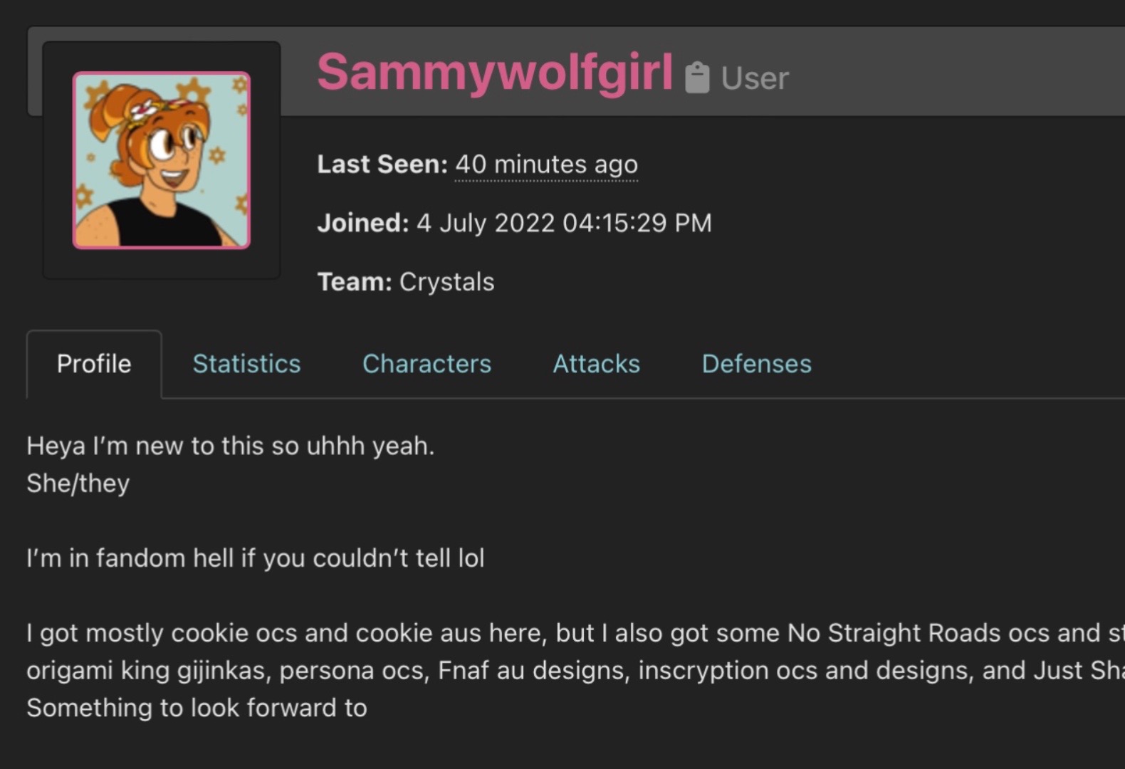 @Sammywolfgirl