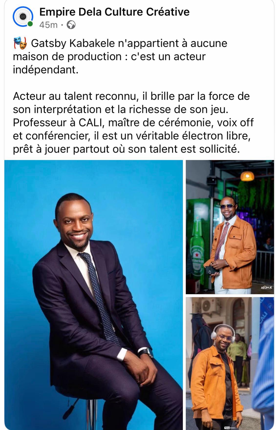 @Gatsby K. Kabakele