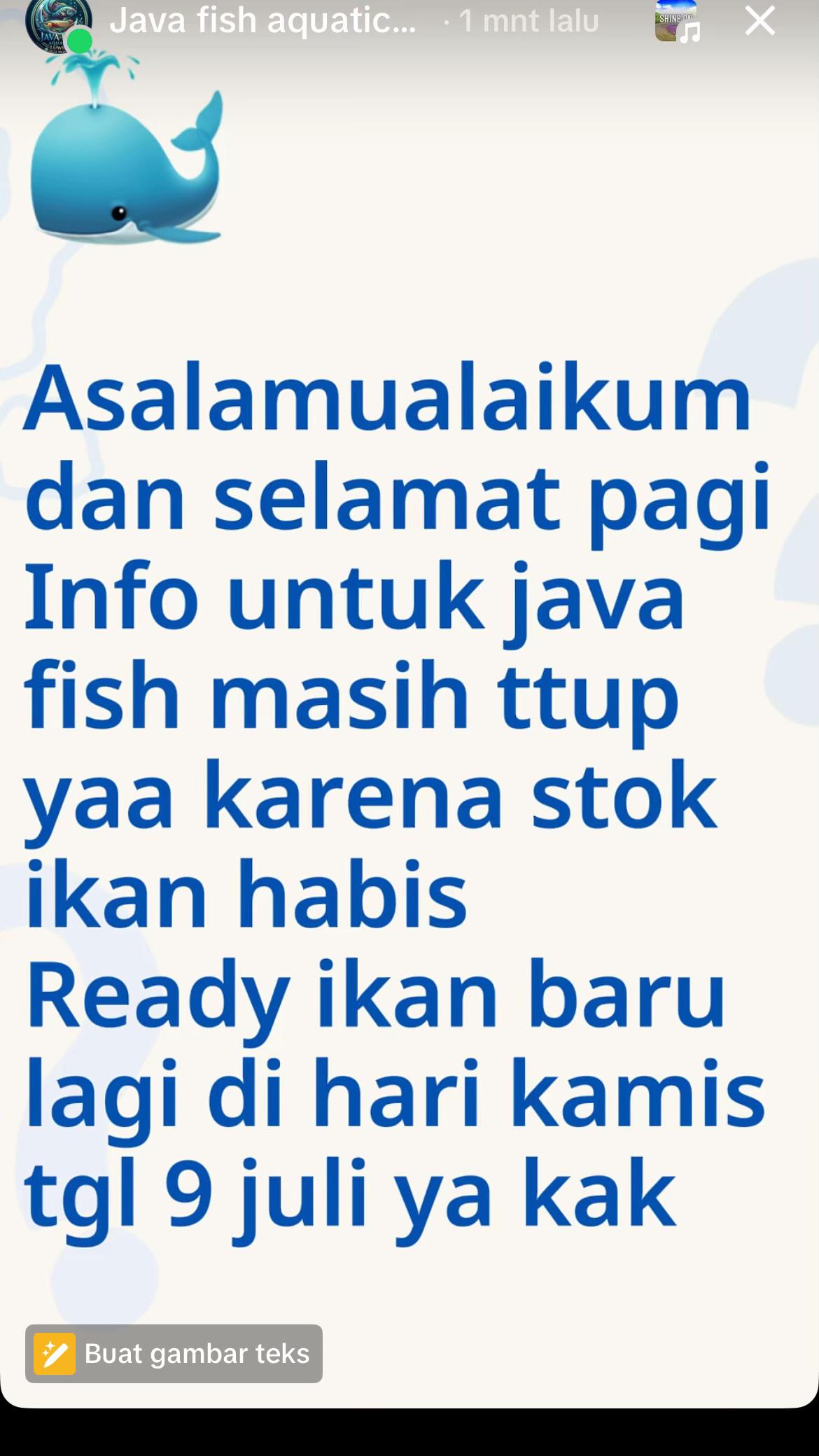@Java fish aquatic Luwuk