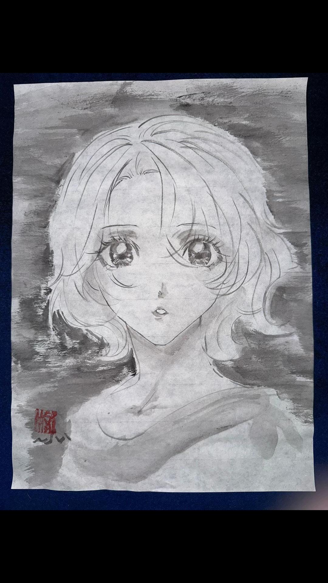 @まさい【うーちゃんちの墨絵画家】