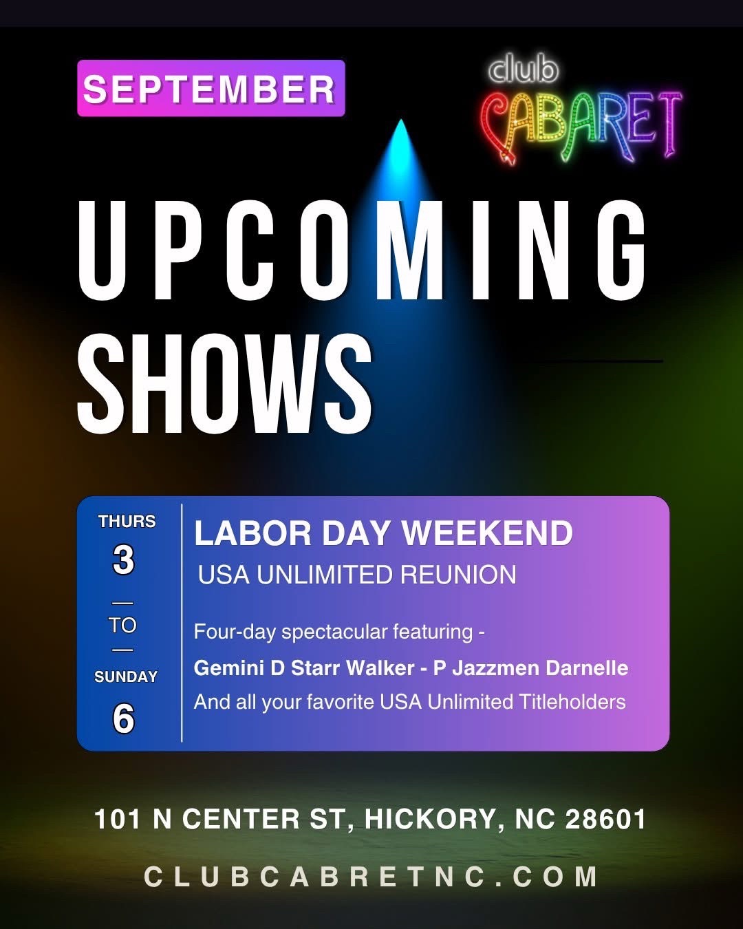 @Club Cabaret - Hickory, NC