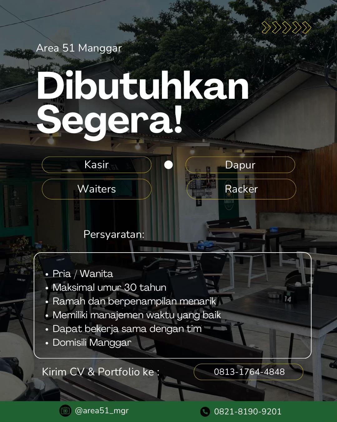 @AREA 51 Manggar
