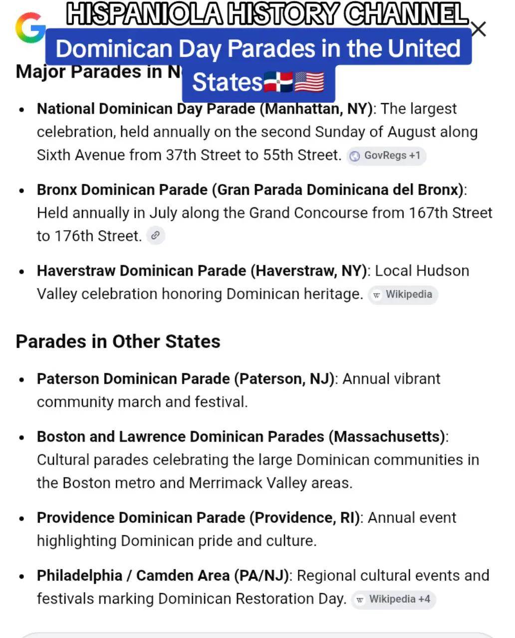 @Hispaniola History Channel