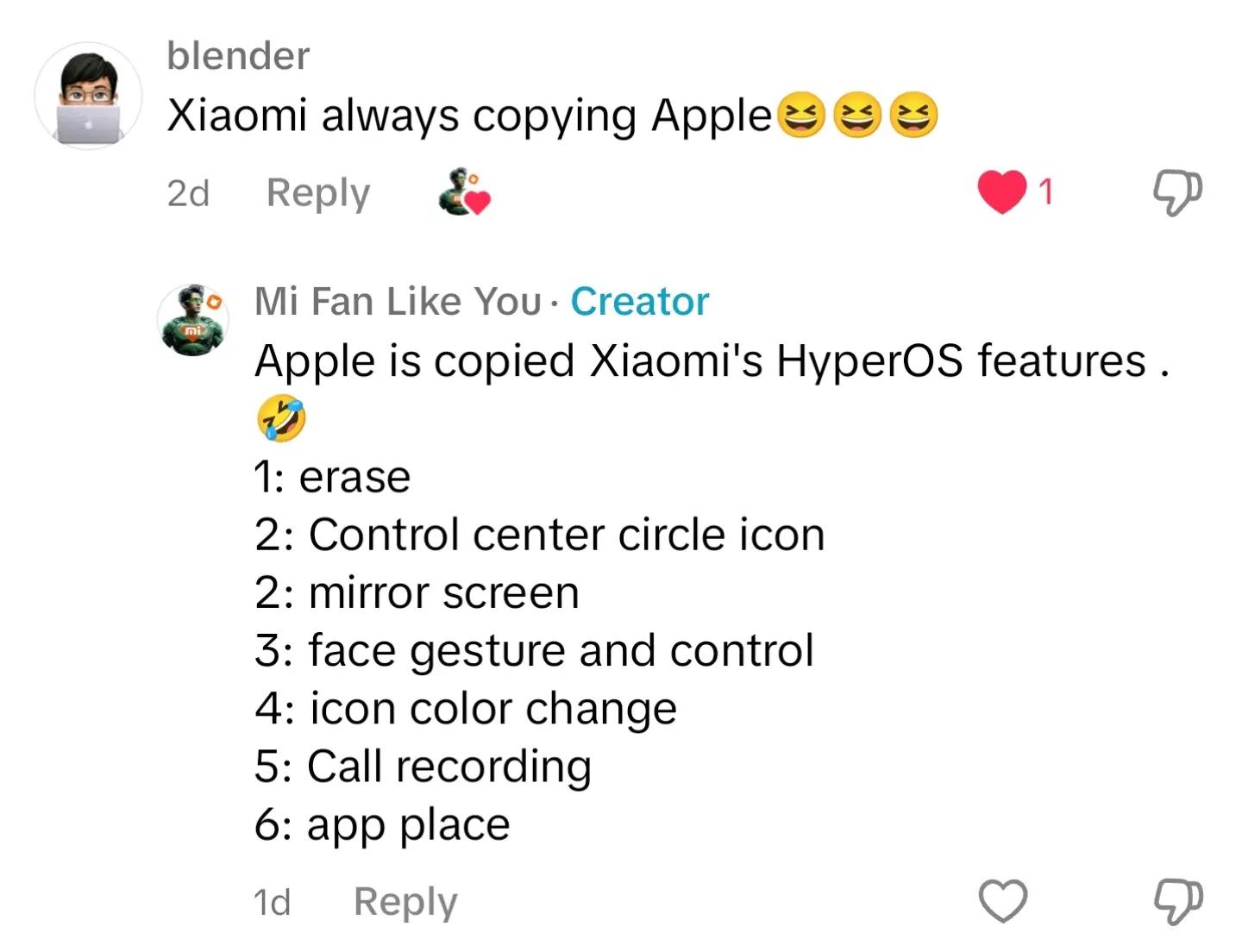 @Mi Fan Like You
